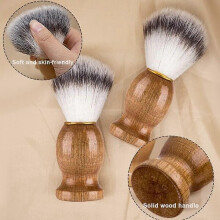 Barber Neck Brush, Professional Hair Brush with Super Soft Fibre Bristles, 11cm Portable for Hair Styling Cleaning