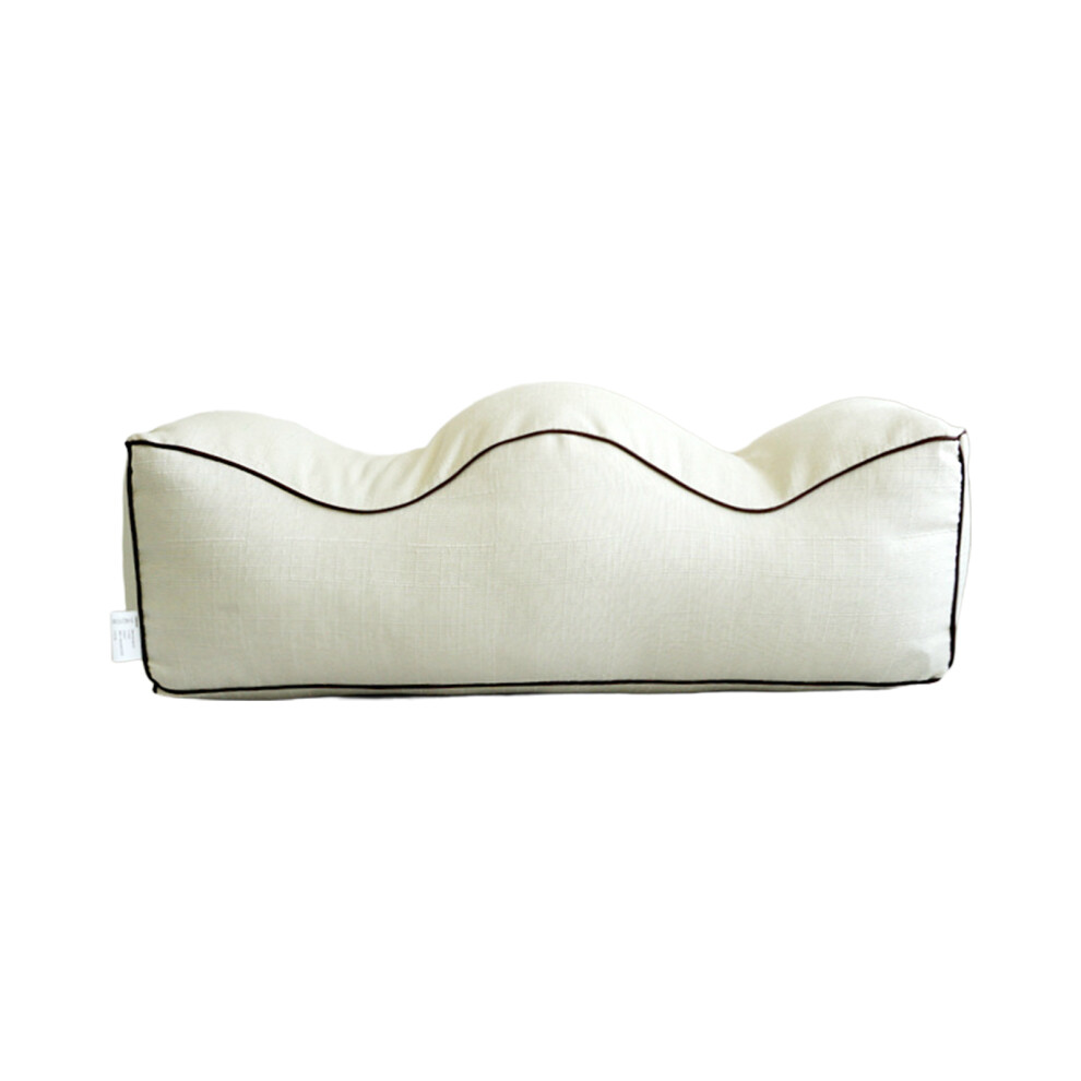 Penghui-Toys White (Bamboo Stitch Linen-Antique ) Leg Elevation-Pillow Blood Circulation Leg Elevating Pillow For Sleeping Rest Surgery Back Pain Swelling