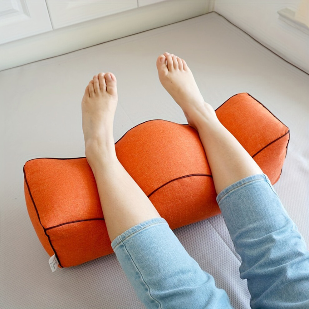 Penghui-Toys Orange (Bamboo Sackcloth-Violent ) Leg Elevation-Pillow Blood Circulation Leg Elevating Pillow For Sleeping Rest Surgery Back Pain Swelling