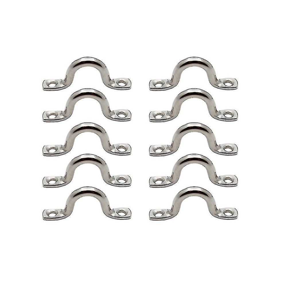 Marine Saddle Clamps 15-Pack, Stainless Steel Boat Hardware, Durable Labour-Saving Design for Marine Use