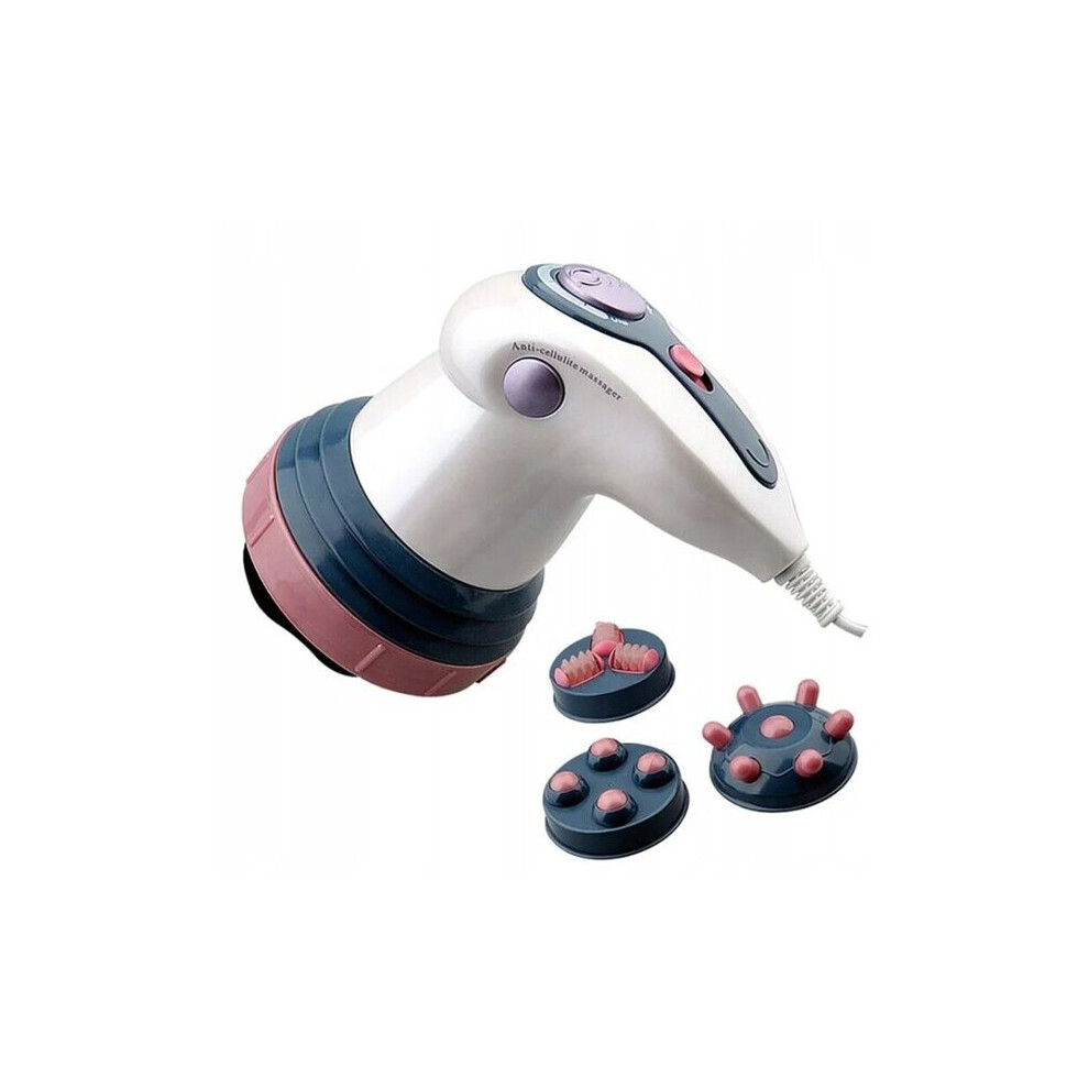 Massager with Infrared Heating and 4 Replaceable Heads for Home Use, Anti-Cellulite Body Firming Device