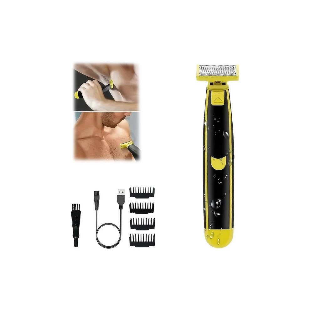Men's Electric Shaver USB Rechargeable Portable for Travel, Home and Professional Grooming
