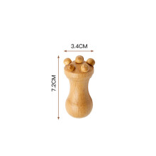 Facial Massage Stick Wooden 10mm for Anti-Wrinkle Lymphatic Drainage, Facial Roller and Gua Sha Combination Set