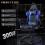 (Blue)Massage Gaming Chair Recliner with Footrest 2