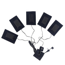 Electric Heating Pad, USB Adjustable Temperature 45-65C, Waterproof Wearable Cloth for Jackets Vests Pets