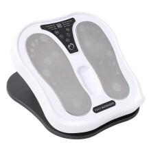 Electric Foot Massager with Heat Remote Control, UK Plug for Deep Kneading and Body Stimulation, Home Use for Pain Relief