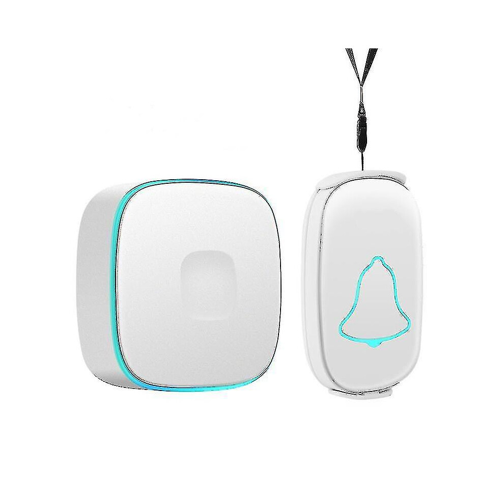 Wireless Emergency Call Button for Elderly Patient Care, One-Touch Alert with Multi-Button to Host, Remote Care Alarm System