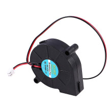 Ventola di raffreddamento da 50 mm, bassa rumorosità (25 dB), lunga durata (100.000 ore), per case di PC e dispositivi elettronici.