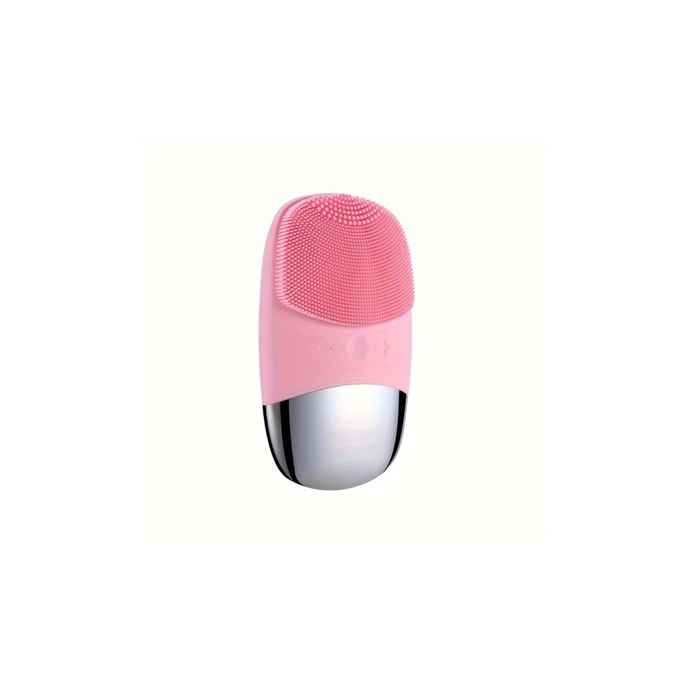 Electric Facial Cleanser and Massager with Silicone Bristles for Deep Cleansing, Daily Skincare & Makeup Removal