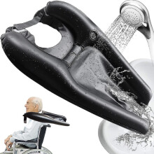 Opblaasbare shampoobak 64 x 46 cm, draagbare PVC-haarwasbak voor gebruik in ziekenhuizen, thuis en in de ouderenzorg.