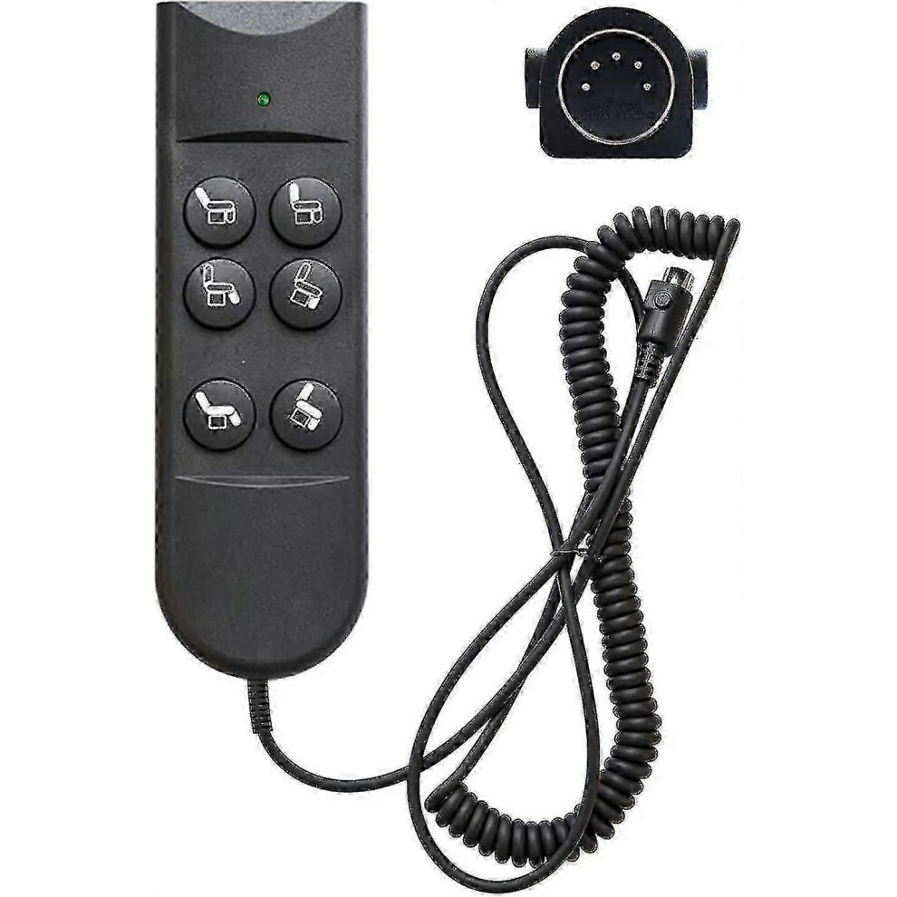Golden Lift Chair Remote Control 6 Button Handset 5 Pin Prong For Lazyboy Catnapper Power Recliner Replacement Hand Control