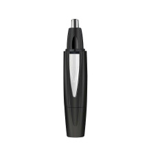 Tagliapeli per il naso portatile, utilizzabile con una sola mano, pulizia a 360, design smontabile per una facile manutenzione - Nero