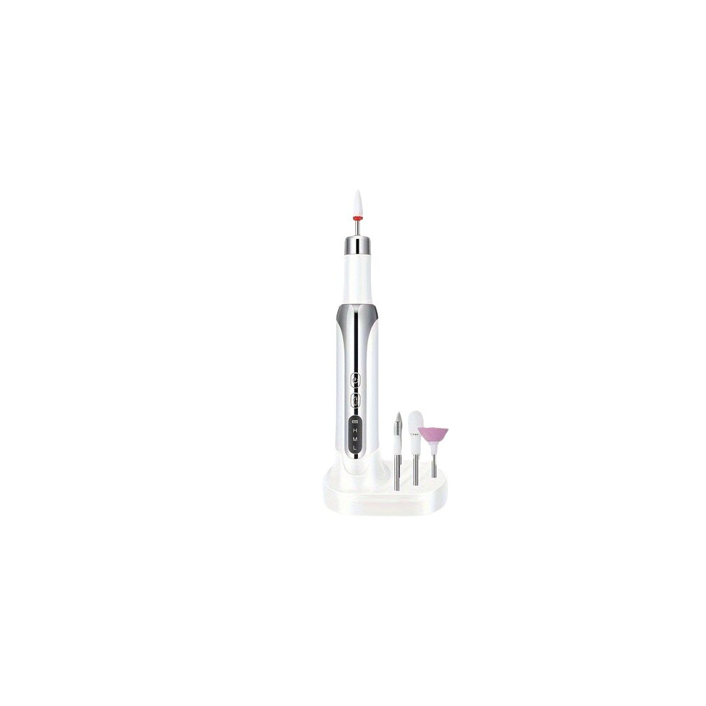 Electric Nail File with Adjustable Speed Low Noise Portable for Home Salon Use Manicure Tool