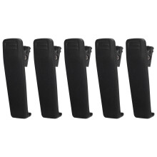 5 pezzi di clip cinturino in ABS di ricambio per IC-705, ID-52E, IP-503H, nero