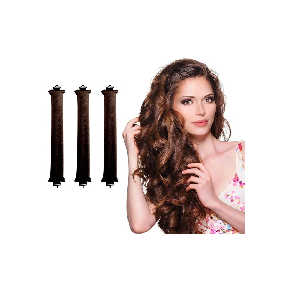 Heatless Hair Curler 3 Pack, Sleep Curling Tool for Long Hair with Soft Satin, Damage-Free Curls