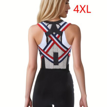 Unisex houdingscorrector voor mannen en vrouwen, verstelbare lendenband met nek- en tailleondersteuning, ideaal voor dagelijks gebruik en fitness.