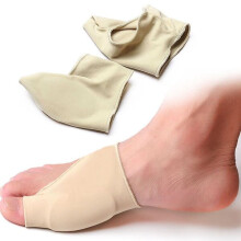 Toe Separator, Soft Silicone Bunion Relief Corrector for Adults, 2 Pack, Adjustable Fabric Splint for Foot Pain Alignment