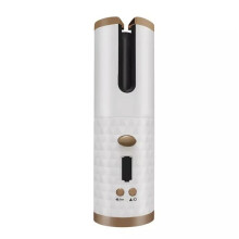 Wireless Curling Iron with 5000mAh Battery 150-200C Temperature, Ceramic Plate Portable Hair Styler for Travel, USB Rechargeable
