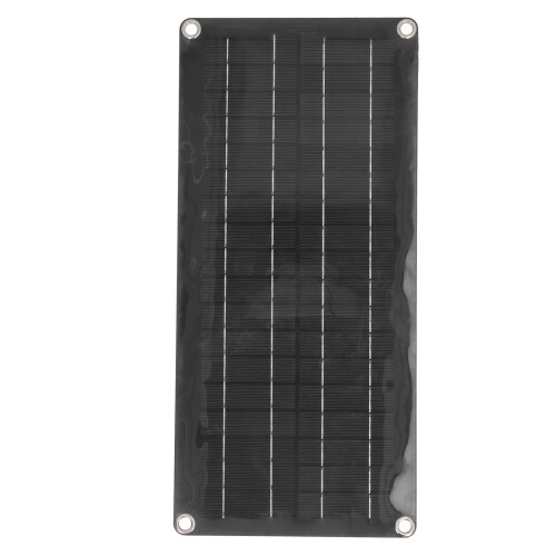 30W Waterproof Polysilicon Solar Panel Kit with USB, Type-C & DC Ports