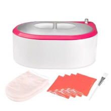 Paraffin Machine, Warm Moisturising 4 Pcs Paraffin Wax with Heater, Foil Gloves Pedicure Grill for Skin Care