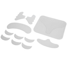 Silikon-Anti-Falten-Pflaster, 11er-Packung, wiederverwendbar, für Gesicht und Dekolleté, zur Reduzierung feiner Linien auf Stirn und Wangen.