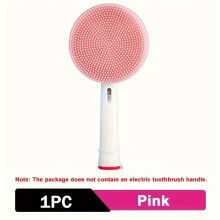 Facial Cleansing Brush Head for Oral-B Electric Toothbrushes, Silicone Soft Bristles, Waterproof, Daily Deep Cleansing Tool