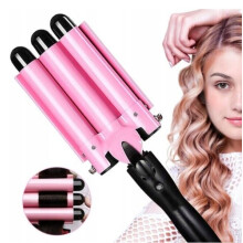 Ceramic Curling Iron with 3 Barrels 60-Minute Auto Shut-Off for Home and Travel, Fast Heating Adjustable Temperature Settings Heat Insulated Design