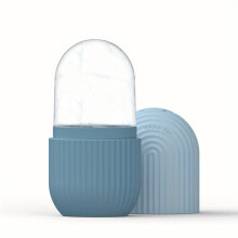 Silicone Ice Roller for Face and Eyes, Cooling Massage Tool to Reduce Puffiness Revitalise Skin, Unscented and No Electricity Needed