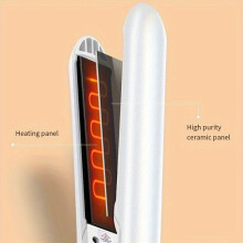 Professional Hair Straightener for Barber Shops with Auto Shut-Off, 110-130V US Plug Long Cord