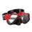 Professional Diving Action Camera Goggles, Temp Glass, Red 14