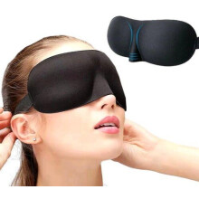 Sleep Eye Mask 3D Breathable Comfortable for Post-Operative Travel, Light Blocking, Velcro Adjustable, Soft Polyester