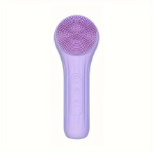 Spiantatore Pori Profondi con Riscaldamento a Temperatura Costante, Spazzola Massaggiatore Viso in Silicone