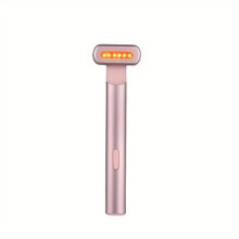 Facial Massager with 4-in-1 LED Red Light for Face and Eye Care Skin Revitalisation - Daily Skincare Routine
