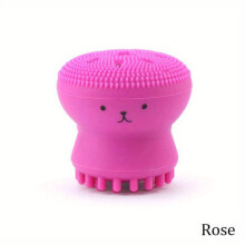 Silicone Facial Cleansing Brush for Gentle Blackhead Removal and Exfoliation, Alcohol-Free Daily Cleansing Tool for All Skin Types