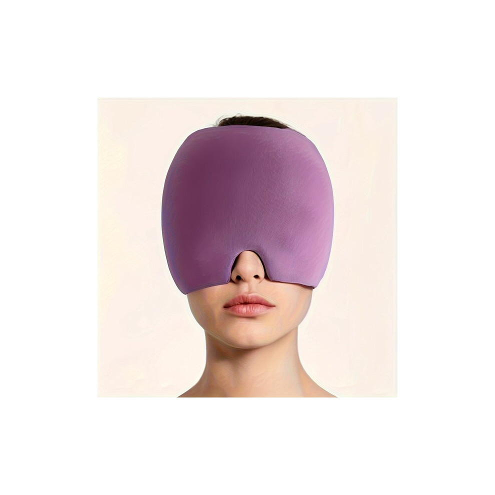 Headache Relief Cap Unscented Stretch Design for Migraine Relief Hot Cold Compress Therapy