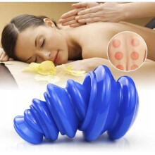 Set di 4 ventose massaggianti anticellulite - 7 cm, 5,5 cm, 4,5 cm, 3 cm - Gomma di grado medicale per rassodare la pelle e tonificare il corpo