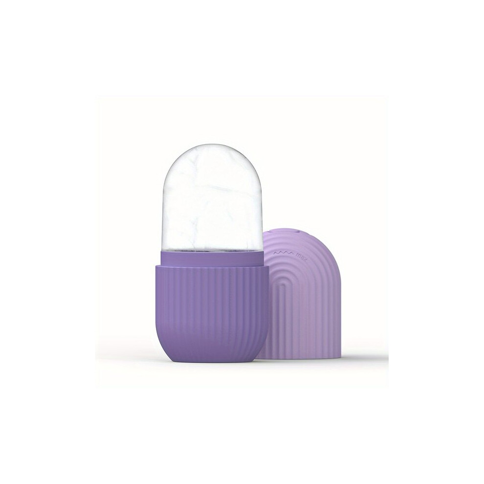 Facial Ice Roller for Cooling Massage, Silicone Contour-Adapting Tool to Revitalise Skin and Reduce Puffiness