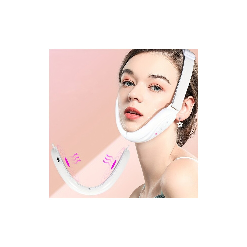 V-Shape Electric Facial Massager with Multiple Modes Intensities for Skin Elasticity Circulation