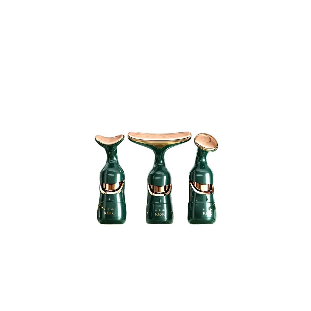 Facial and Neck Massager with Vibration and Heating for Skin Tightening and Circulation, Home Beauty Care Device