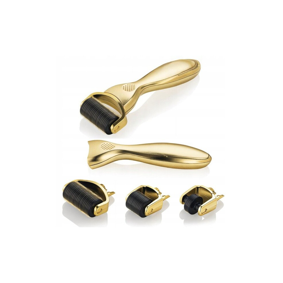 Black/Gold Facial Massager For Skincare, And Massager To Reduce Wrinkles And Improve Skin Elasticity