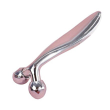 3D Roller Massager for Face and Neck with Rotating Wheels, Portable Skin Care Tool for Firmness Circulation