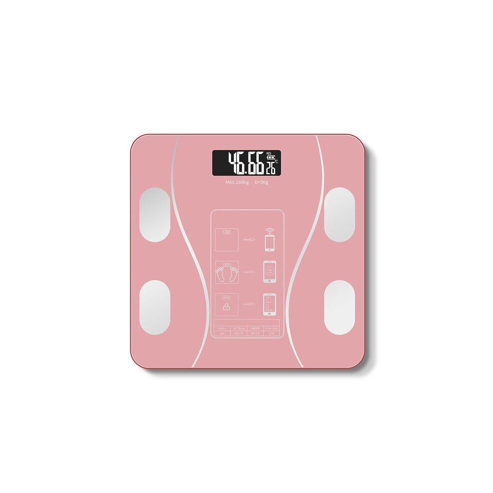 Smart Body Fat Scale with LED Display and Bluetooth Connectivity for Body Composition Tracking, Muscle, Fat, Water, Bone Mass Measurement