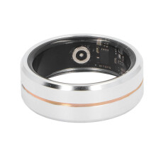 Bluetooth Smart Ring Sleep Tracker IP68 Waterproof Stainless Steel 17.5mAh