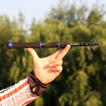 (Shrink Handle, 1.5) Spinning Rods Casting Fishing Rods Ultralight Telescopic Fishing Rod 1.35M/1.5M/1.8M/2.1M for Fresh & Saltwater