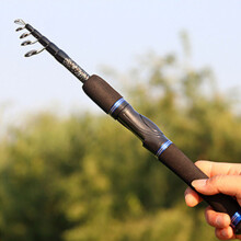 (Shrink Straight Shank, 1.35) Ultralight Telescopic Fishing Rod 1.35-2.1M