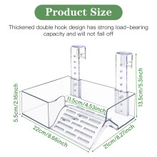 (Large-sized sunbathing platform) Turtle Resting Basking Platform Non Toxic Turtle Terrace with Strong Load-bearing Capacity Turtle Tank Accessories