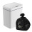 (White single mode (battery model)) Auto Bathroom Trash Can w/ Lid, Large Capacity 3