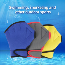 Non-slip Neoprene Swim Gloves for Men Women & Kids, Adjustable, Breathable