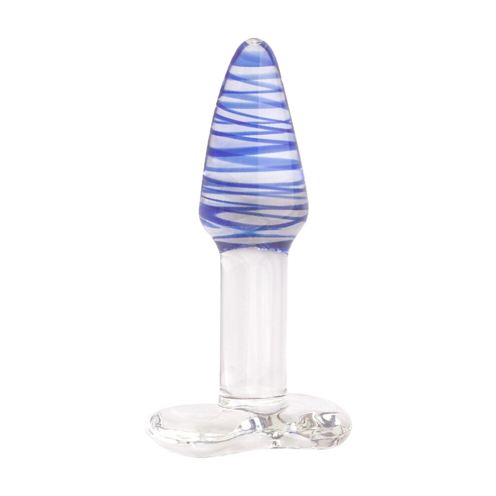 Dcph-Clothing (Pointed Silk) Temp-Sensitive Glass Anal Plug For Women