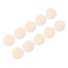 10pcs Loofah Facial Exfoliating Pads Reusable Gentle Scrubbing Set